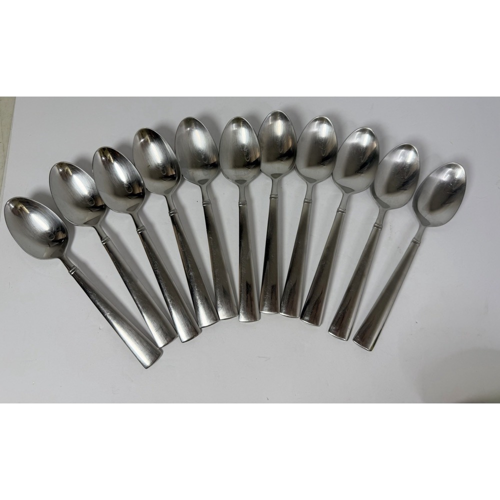 Reed & Barton Stainless Perspective Set of 11 Soup Spoons